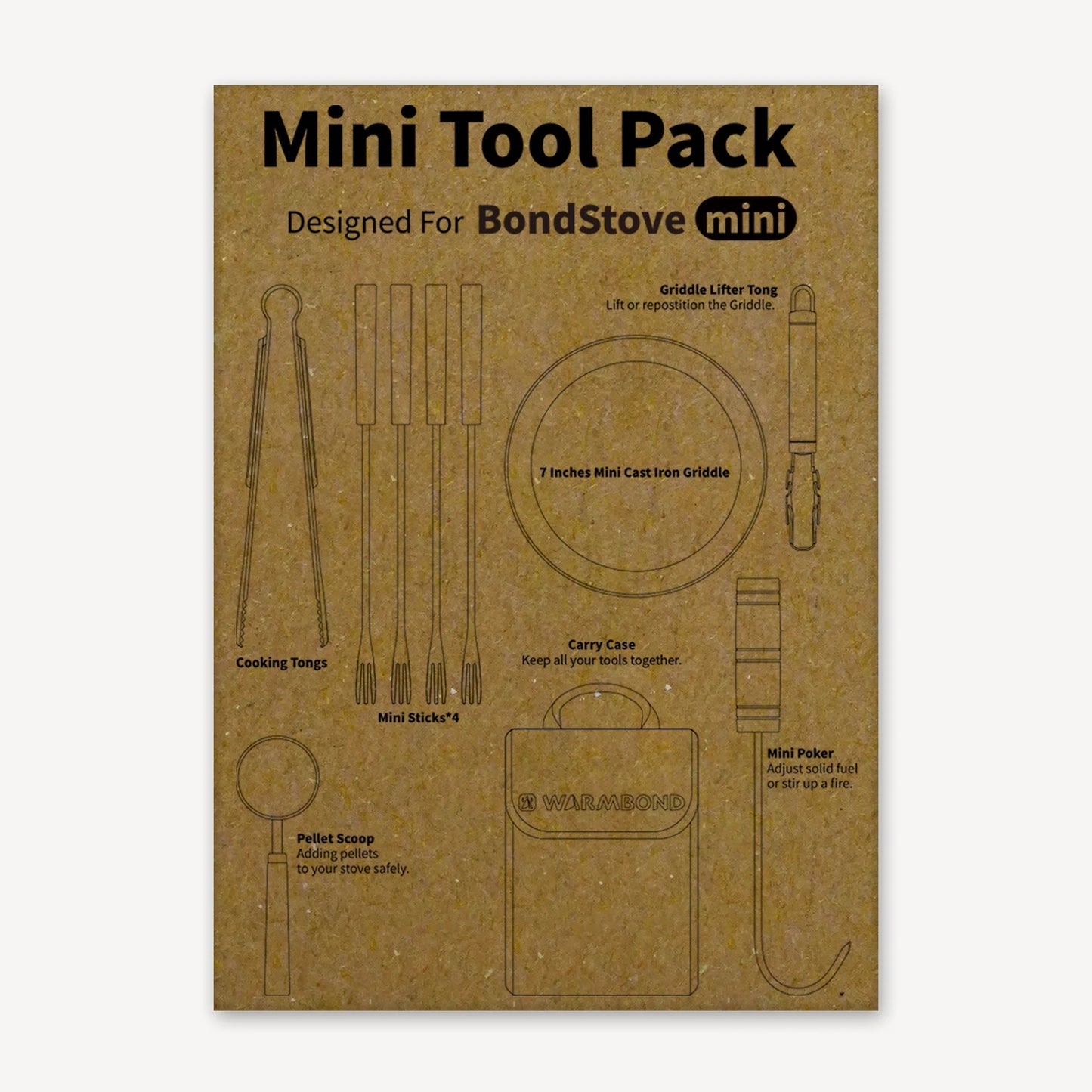 Mini Tool Pack for BondStove Mini