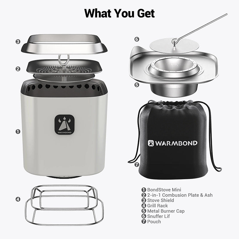BondStove mini Smokeless Tabletop Fire Pit | WARMBOND BondStove mini Smokeless Tabletop Fire Pit | WARMBOND