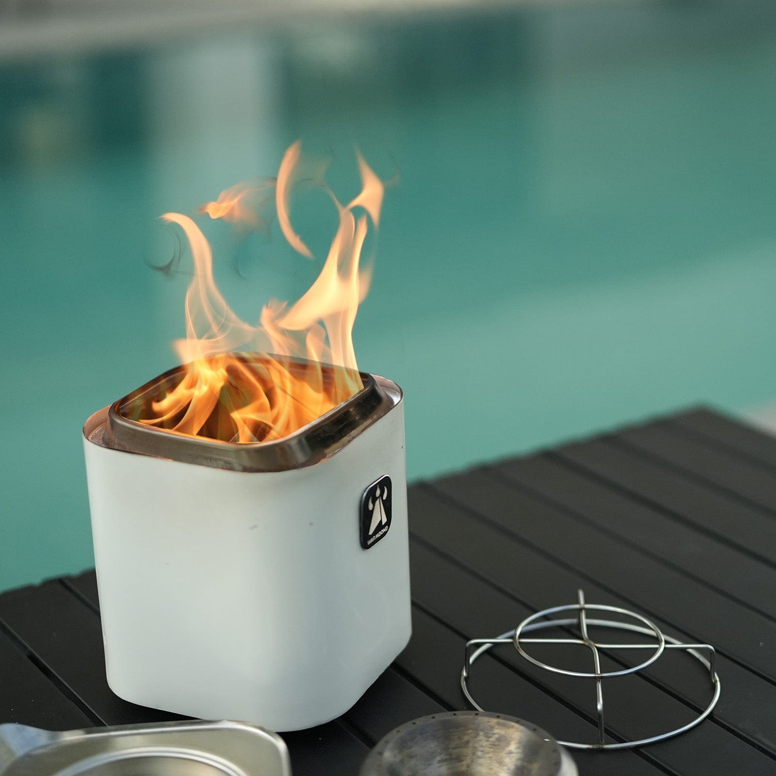 BondStove Mini - Smokeless Portable Tabletop Fire Pit for Backyard ...