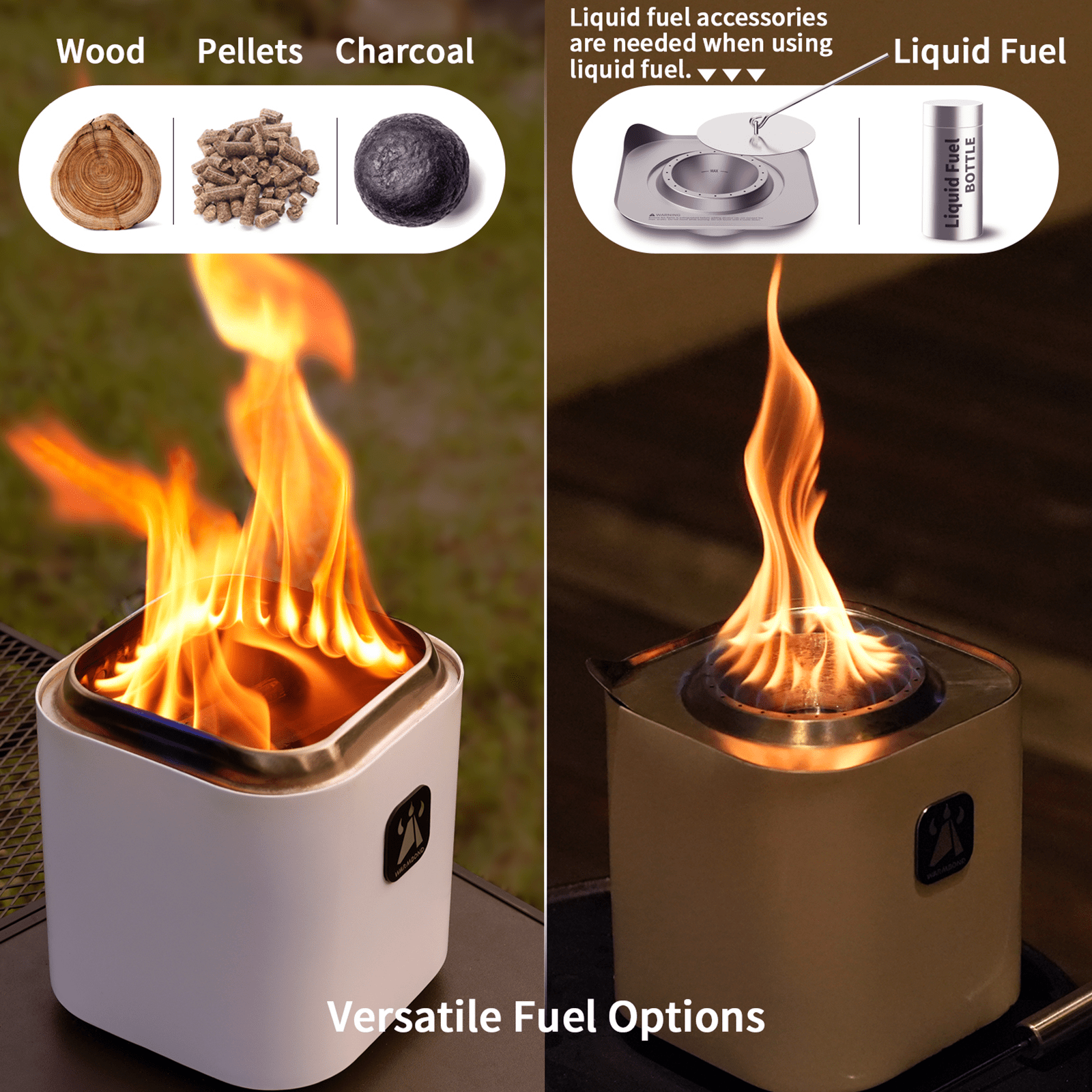 BondStove Mini - Smokeless Portable Tabletop Fire Pit for Backyard ...